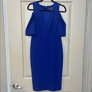 Jessica Howard Blue Midi Dress Size 8